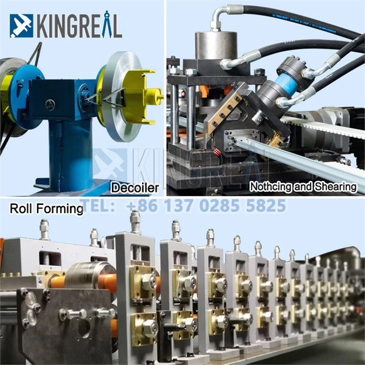 metal stud and track roll forming machine